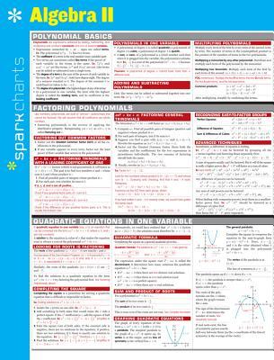 Algebra II Sparkcharts: Volume 5