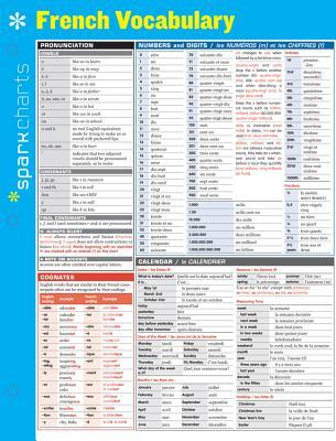 French Vocabulary Sparkcharts: Volume 23