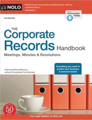 The Corporate Records Handbook: Meetings, Minutes & Resolutions