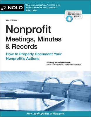 Nonprofit Meetings, Minutes & Records: How to Properly Document Your Nonprofit's Actions