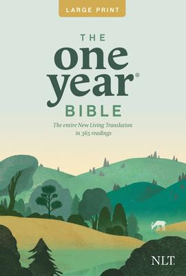 One Year Premium Slimline Bible-NLT-Large Print 10th Anniversary