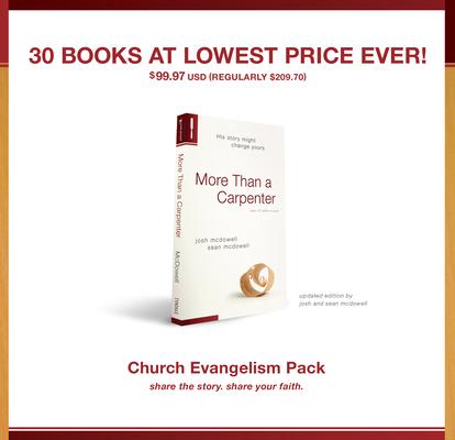 More Than a Carpenter 30 Pack, Church Evangelism Pack 30-Pack