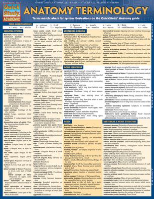 Anatomy Terminology Reference Guide: For Use with Anatomy Reference Guide (9781423222781)