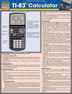 Ti-83 Plus Calculator