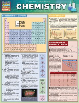 Chemistry: A Quickstudy Laminated Reference Guide