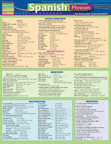 Spanish Phrases: Quickstudy Laminated Reference Guide