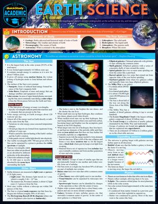 Earth Science: A Quickstudy Laminated Reference Guide Subscription