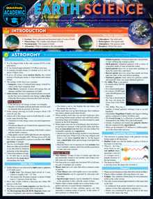 Earth Science: A Quickstudy Laminated Reference Guide