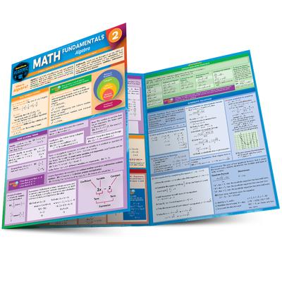 Math Fundamentals 2 - Algebra: For Middle School - A Quickstudy Laminated Reference Guide Subscription