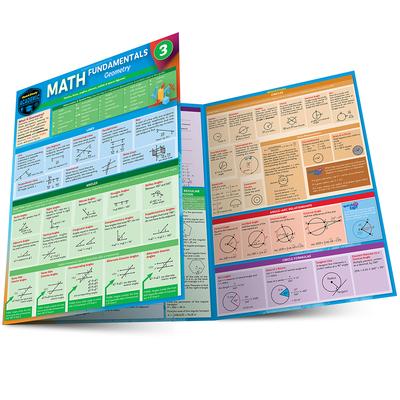 Math Fundamentals 3 - Geometry: For Middle School - A Quickstudy Laminated Reference Guide Subscription