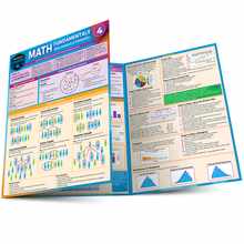 Math Fundamentals 4 - Data Analysis & Probability: For Middle School - A Quickstudy Laminated Reference Guide