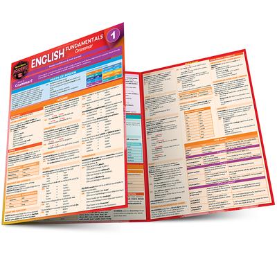 English Fundamentals 1 - Grammar: For Middle School Writing - A Quickstudy Language Arts Laminated Reference & Study Guide Subscription