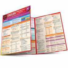 English Fundamentals 1 - Grammar: For Middle School Writing - A Quickstudy Language Arts Laminated Reference & Study Guide