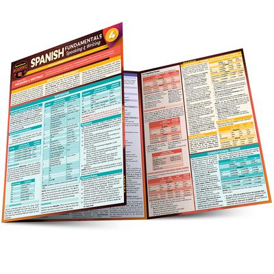 Spanish Fundamentals 4 - Speaking & Writing: A Quickstudy Laminated Reference Guide