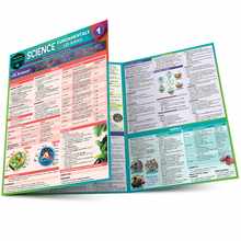Science Fundamentals 1 - Life Science - Cells, Plants & Animals: For Middle School - A Quickstudy Laminated Reference & Study Guide