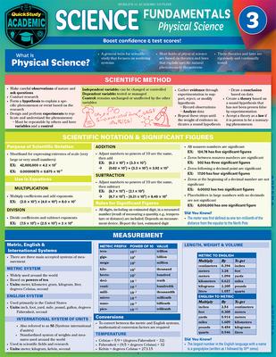 Science Fundamentals 3 - Physical Science: Quickstudy Laminated Reference & Study Guide