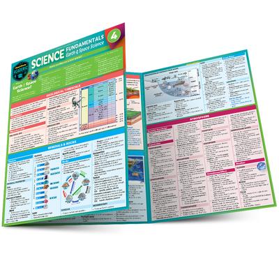 Science Fundamentals 4 - Earth & Space: For Middle School - A Quickstudy Laminated Reference & Study Guide Subscription