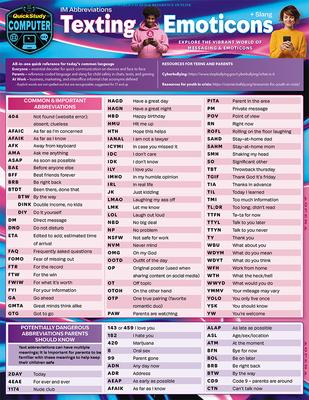 Im Abbreviations, Texting & Emoticons + Slang: A Quickstudy Laminated Reference Guide