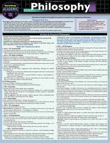 Philosophy: A Quickstudy Laminated Reference Guide