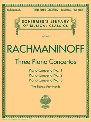 Three Piano Concertos: Nos. 1, 2, and 3: Schirmer Library of Classics Volume 2087 2 Pianos, 4 Hands