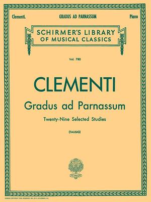 Gradus AD Parnassum: Schirmer Library of Classics Volume 780 Piano Solo