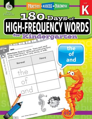 180 Days(tm) High-Frequency Words for Kindergarten: Practice, Assess, Diagnose