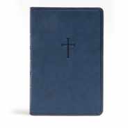 CSB Everyday Study Bible, Navy Cross Leathertouch Subscription