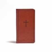 CSB Single-Column Pocket New Testament, Brown Leathertouch Subscription