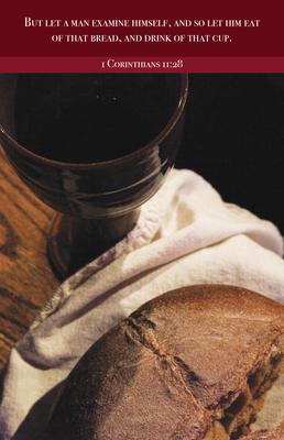 Communion Bulletin: Examine (Package of 100): 1 Corinthians 11:28 (Kjv)