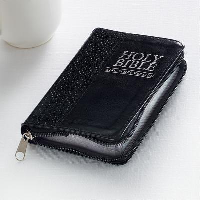 KJV Mini Pocket Edition: Zippered Black