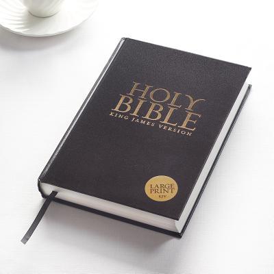 KJV Large Print Hardcover Edition: Black