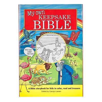 My Own Keepsake Bible: A Kids Bible Storybook to Color