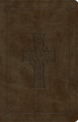 Large Print Value Thinline Bible-ESV-Cross Design