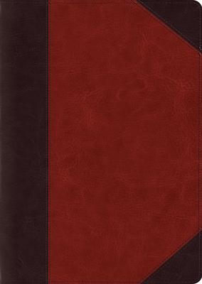 ESV Study Bible, Large Print (Trutone, Brown/Cordovan, Portfolio Design)