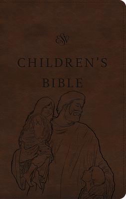 ESV Children's Bible (Trutone, Brown, Let the Children Come Design)