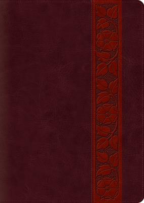 ESV Study Bible, Large Print (Trutone, Mahogany, Trellis Design, Indexed)