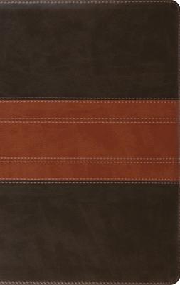 ESV Large Print Personal Size Bible (Trutone, Forest/Tan, Trail Design)