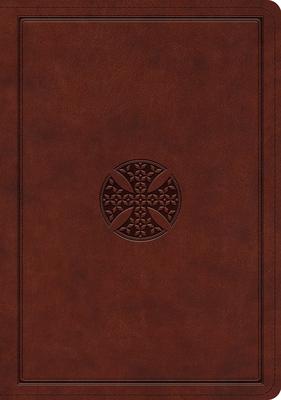 ESV Journaling Bible, Interleaved Edition (Trutone, Mahogany, Mosaic Cross Design)