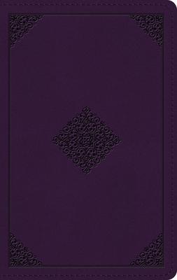 ESV Large Print Personal Size Bible (Trutone, Lavender, Ornament Design)