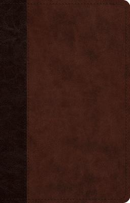 ESV Large Print Thinline Reference Bible (Trutone, Brown/Walnut, Timeless Design)