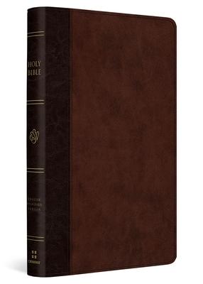 ESV Large Print Thinline Reference Bible (Trutone, Brown/Walnut, Timeless Design) Subscription