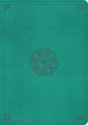 ESV Study Bible (Trutone, Turquoise, Emblem Design)