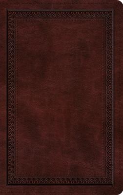 ESV Thinline Bible (Trutone, Mahogany, Border Design)