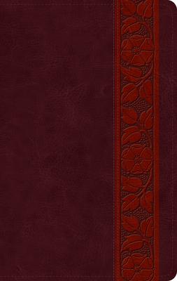 ESV Large Print Personal Size Bible (Trutone, Mahogany, Trellis Design)