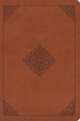 ESV Compact Bible (Trutone, English Saddle, Ornament Design)