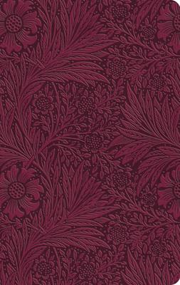 ESV Value Thinline Bible (Trutone, Raspberry, Floral Design)