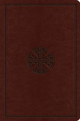 ESV Value Compact Bible (Trutone, Chestnut, Mosaic Cross Design)