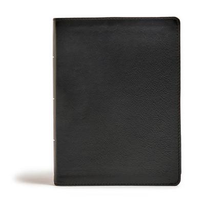 CSB Tony Evans Study Bible, Black Genuine Leather, Indexed: Study Notes and Commentary, Articles, Videos, Easy-To-Read Font