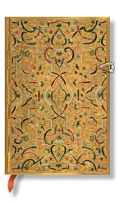 Paperblanks Gold Inlay Hardcover Mini Lined Clasp Closure 208 Pg 85 GSM