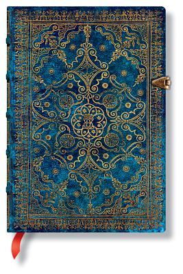 Paperblanks Azure Equinoxe Hardcover MIDI Lined Clasp Closure 240 Pg 120 GSM